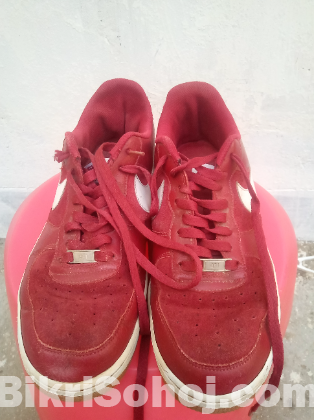 Stylish Red Sneakers